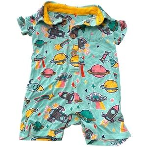 Posh Peanut Aqua Space Adventure Bodysuit